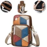 Men's and women's single-shoulder crossbody bags, mini handbags, color-blocked, versatile, fashionable and casual arm bags